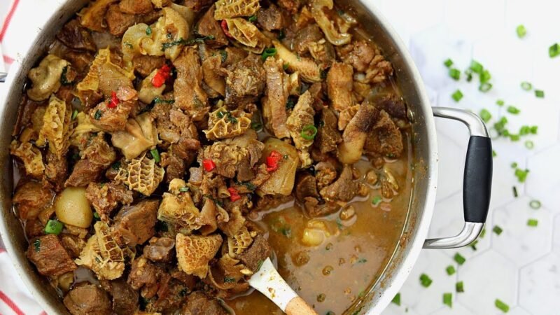 ASSORTED MEAT PEPPER SOUP (BONELESS COWFOOT , TRIPE, REED) - Image 4