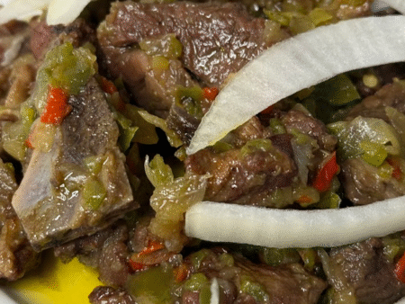 Peppered beef 1/4